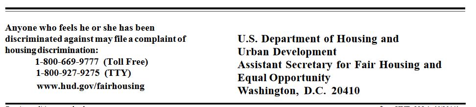 Contact Info for US Dept of Housing and Urban Development